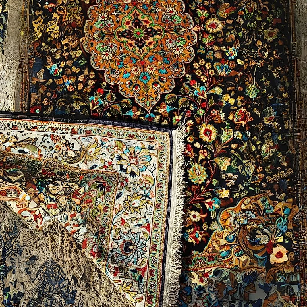 İran saf ipek halısı