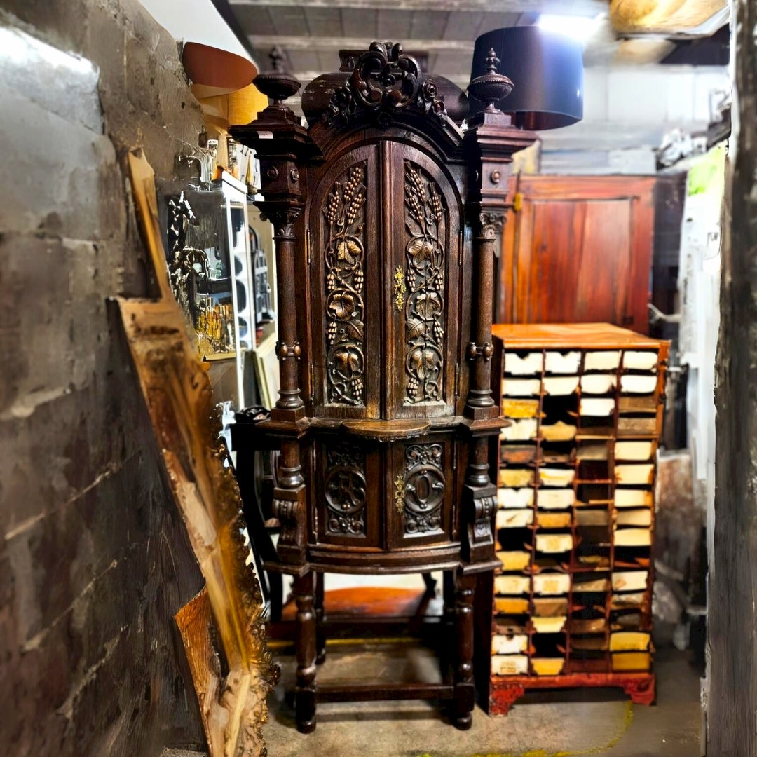 antika fransız dolap mobilya